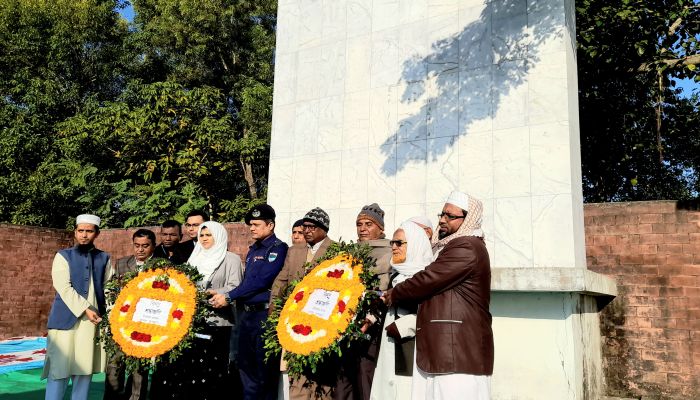 রামপালে বিনম্র শ্রদ্ধা ও স্মরণে শহীদ বুদ্ধিজীবী দিবস পালন