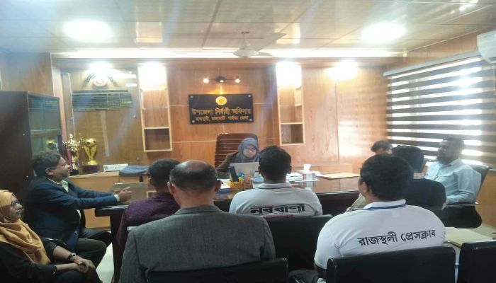 রাজস্থলী প্রেসক্লাব সাংবাদিকদের সঙ্গে নবাগত ইউএনও সাথে সৌজন্য সাক্ষাৎ