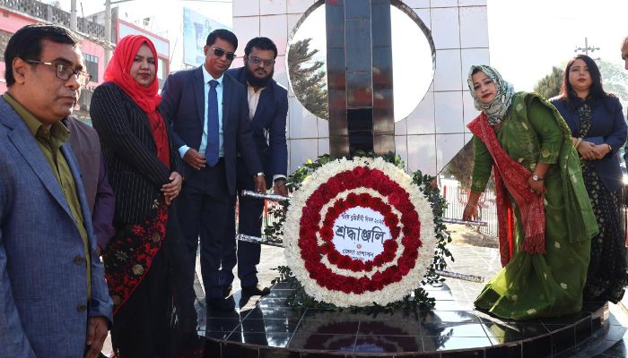 বিভিন্ন কর্মসূচীতে ব্রাহ্মণবাড়িয়ায় শহীদ বুদ্ধিজীবি দিবস পালিত