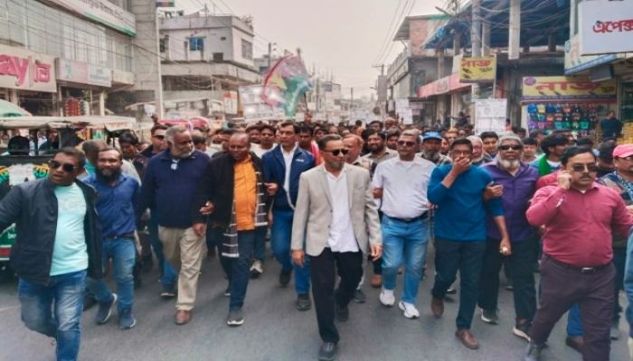 নীলফামারীতে বিএনপির নির্বাচনী প্রচারণা শুরু