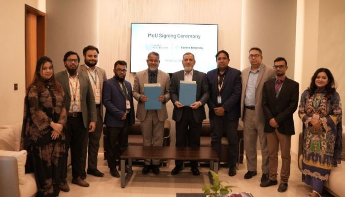 ইস্টার্ন ইউনিভার্সিটি ও ইউনাইটেড হেলথকেয়ারের মধ্যে সমঝোতা স্মারক স্বাক্ষর