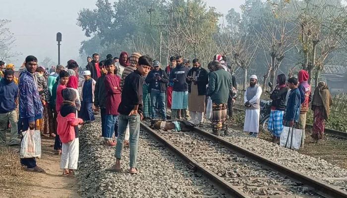 গাইবান্ধায় ট্রেনে কাটা পড়ে ‘মানসিক ভারসাম্যহীন’ ব্যক্তির মৃত্যু