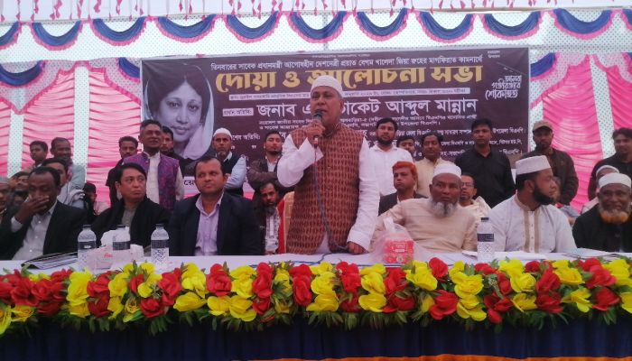 আমাকে ভোট দিলে ভোট দেওয়া হবে তারেক জিয়াকে: বিএনপি'র দলীয় মনোনিত প্রার্থী মো. আব্দুল মান্নান