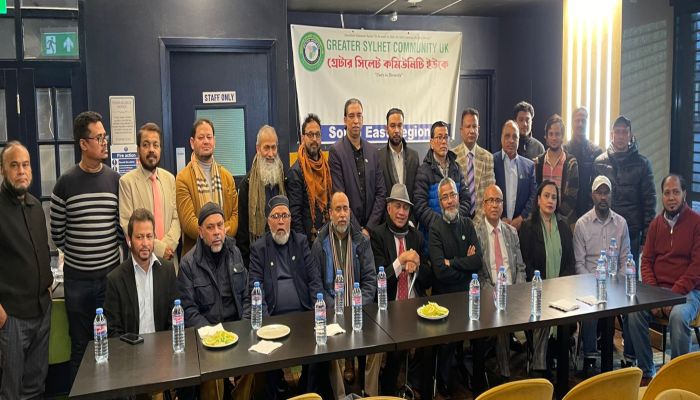 বিমানের ম‍্যানচেষ্টার টু সিলেট ফ্লাইট চালু রাখা ও ওসমানী বিমান বন্দর থেকে বিদেশী ফ্লাইট চালুর দাবীতে গ্রেটার সিলেট কমিউনিটি ইউকের সভা অনুষ্ঠিত
