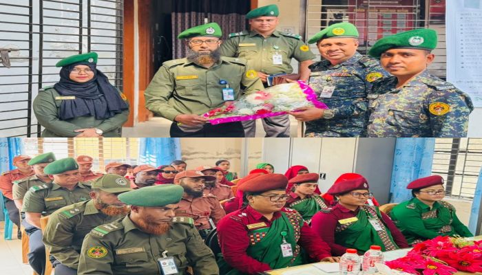 কমলগঞ্জে ভাতাভুক্ত আনসার-ভিডিপি সদস্যদের সাথে জেলা কমান্ড্যান্ট এর মতবিনিময়