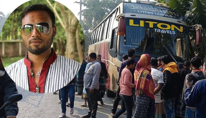 সাতক্ষীরার তালায় বাস-মোটরসাইকেল সংঘর্ষে যুবকের মৃত্যু