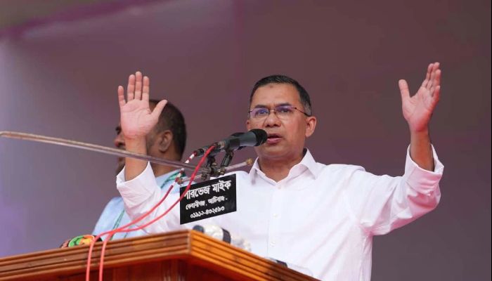 নির্বাচনের আগে একটি দল মানুষদের ঠাকাচ্ছে: তারেক রহমান