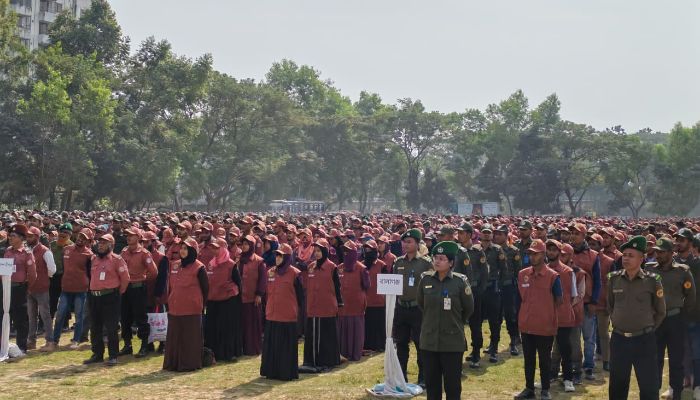 আনসার–ভিডিপির জেলা পর্যায়ে নির্বাচনী প্রস্তুতি সমাবেশ উপলক্ষে মতবিনিময়* 