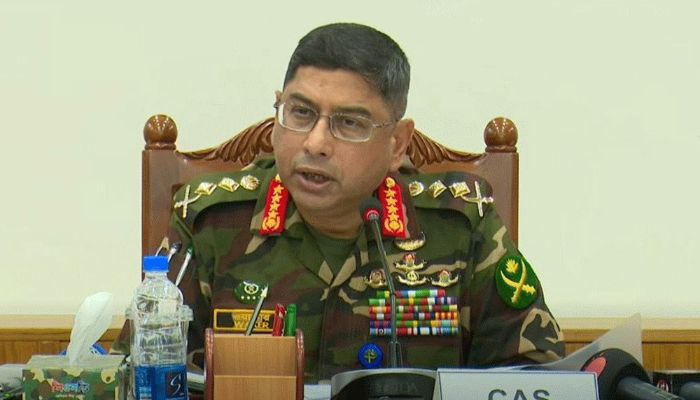 নির্বাচন না হওয়ার কোনো সুযোগ নেই: সেনাপ্রধান