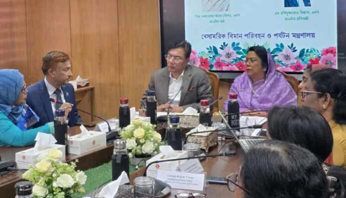 দায়িত্ব গ্রহণ করলেন নতুন বিমানমন্ত্রী ও প্রতিমন্ত্রী