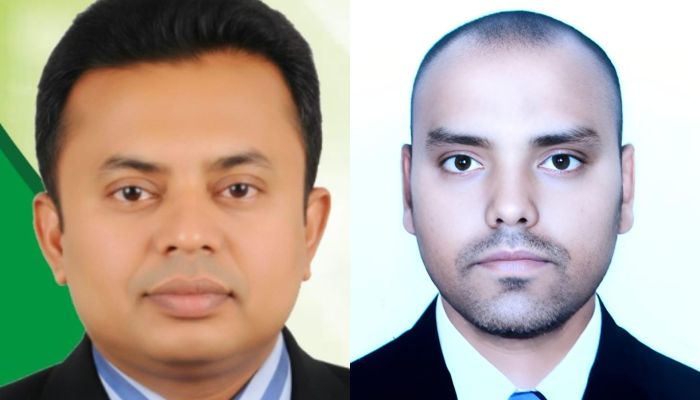 শ্রমিক ফেডারেশনের মহানগর দক্ষিণের সভাপতি আশিক -সেক্রেটারী মাসুদ 