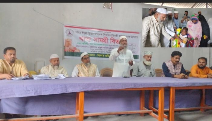 ভূরুঙ্গামারীতে ঈদ উপলক্ষে  প্রতিবন্ধী পরিবারের মাঝে খাদ্য সামগ্রী বিতরণ 