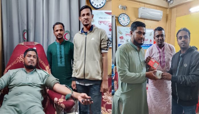 রমজানে রক্তের চাহিদা মেটাতে বিনামূল্যে রক্তদান ক্যাম্পেইন অনুষ্ঠিত