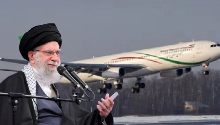 খামেনির ব্যবহৃত বিমান ধ্বংসের দাবি ইসরায়েলের