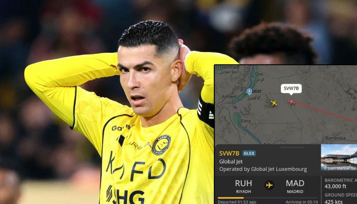 ব্যক্তিগত বিমানে যুদ্ধকবলিত সৌদি ছেড়েছেন রোনালদো!