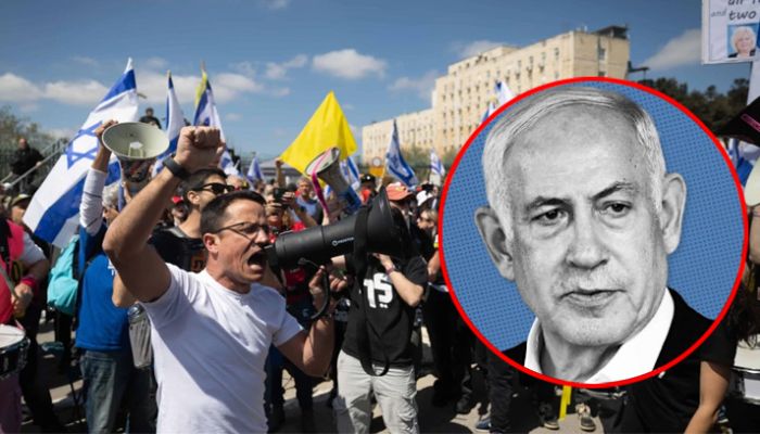 খোঁজ নেই নেতানিয়াহুর, জবাবদিহিতা চেয়ে তেল আবিবে বিক্ষোভ