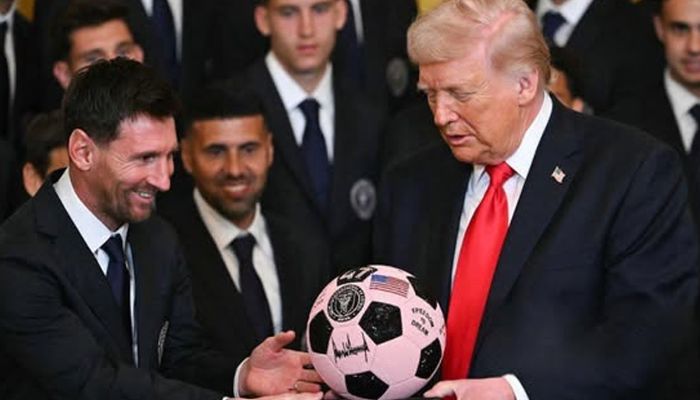 লিওনেল মেসি, আপনাকে হোয়াইট হাউজে স্বাগতম: ট্রাম্প