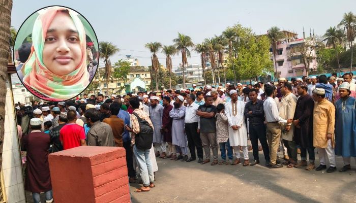 ইবি শিক্ষিকা রুনার জানাজা সম্পন্ন, ৪ জনের বিরুদ্ধে অভিযোগ