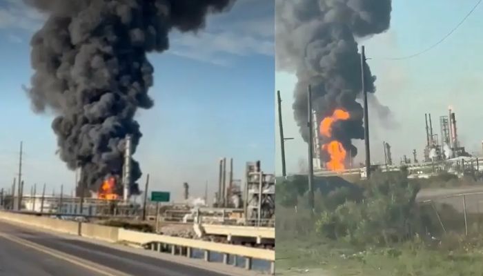 যুক্তরাষ্ট্রে তেল শোধনাগারে ভয়াবহ বিস্ফোরণ