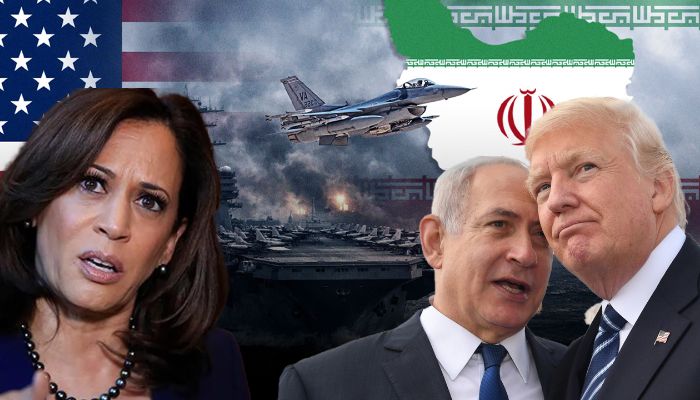  নেতানিয়াহুই ট্রাম্পকে ইরান যুদ্ধে জড়িয়েছেন: কমালা হ্যারিস