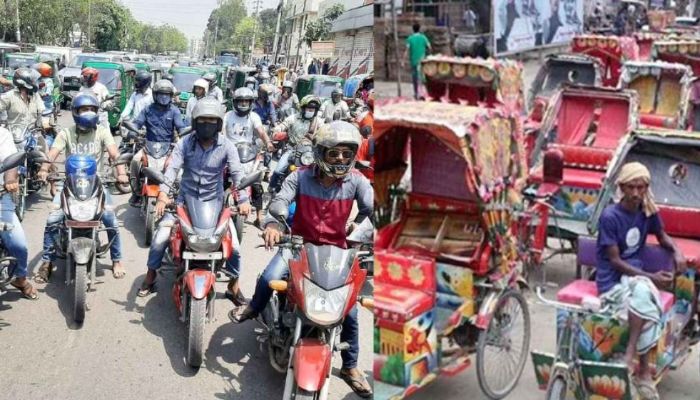 বাইকার-অটোরিকশাচালকদের জন্য দুঃসংবাদ
