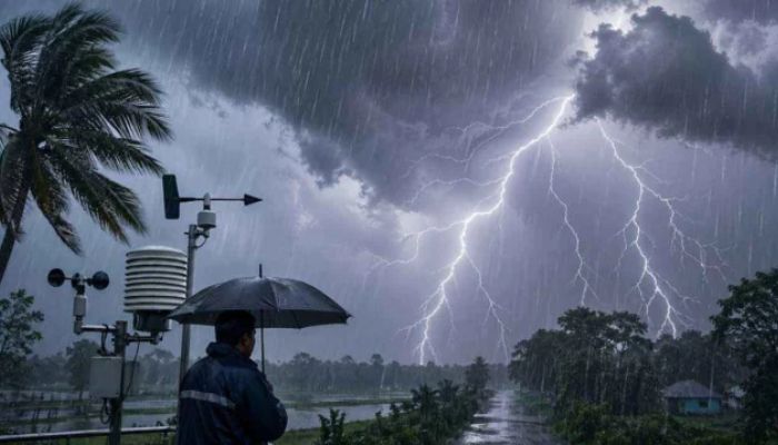 দুপুরের মধ্যে ১৮ জেলায় বজ্রবৃষ্টির শঙ্কা, নদীবন্দরে সতর্কতা