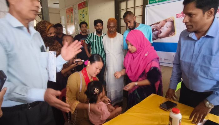 মাটিরাঙ্গায় জাতীয় ভিটামিন 'এ' প্লাস ক্যাম্পেইনের উদ্বোধন, লক্ষ্যমাত্রা ২১ হাজারেরও বেশি শিশু