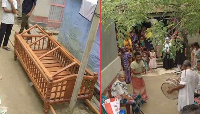 কিশোরগঞ্জে ঢাকঢোল বাজিয়ে পিতাকে দাফনের প্রস্তুতি, পরে স্বাভাবিক নিয়মে দাফন