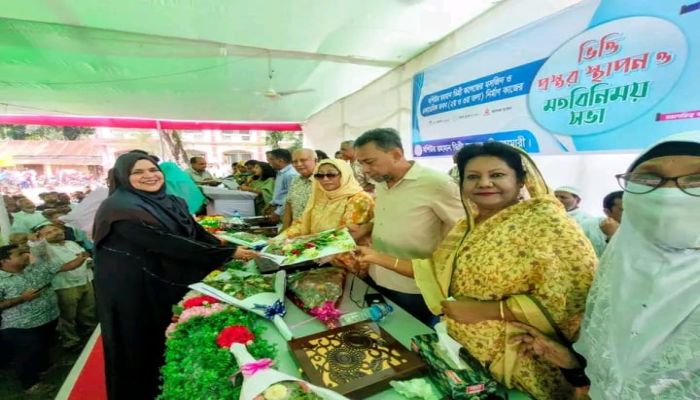 মশিউর রহমান ডিগ্রী কলেজে নতুন ভবনের উদ্বোধন, সম্প্রসারণ কাজের ভিত্তিপ্রস্তর স্থাপন