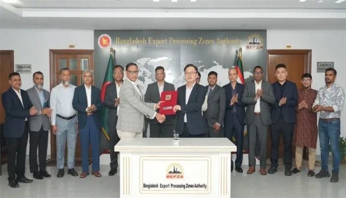 বেপজা অর্থনৈতিক অঞ্চলে ৩ কোটি ডলার বিনিয়োগ করবে চীনা প্রতিষ্ঠান
