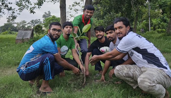 রাবিতে গ্রীন ভয়েসের বৃক্ষ রোপণ কর্মসূচি