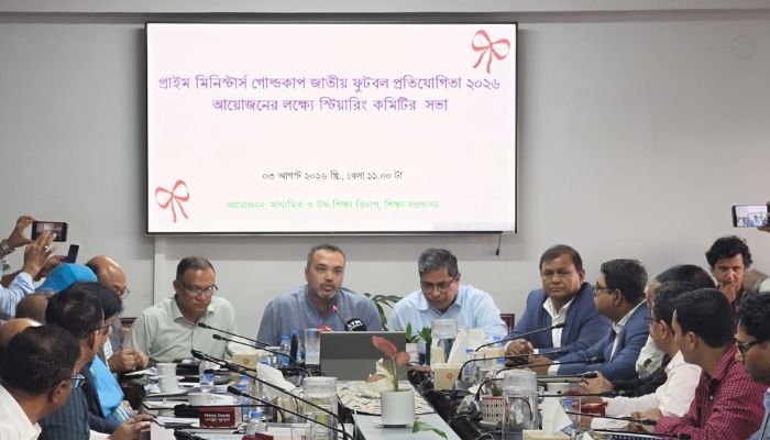 ৫০ হাজার শিক্ষা প্রতিষ্ঠান নিয়ে শুরু হচ্ছে ‘প্রাইম মিনিস্টার্স গোল্ডকাপ’: মাহদী আমিন