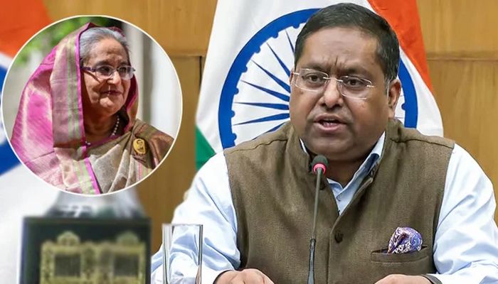 শেখ হাসিনার ভার্চ্যুয়াল বক্তব্যে ভারতের সমর্থন নেই: জয়সওয়াল