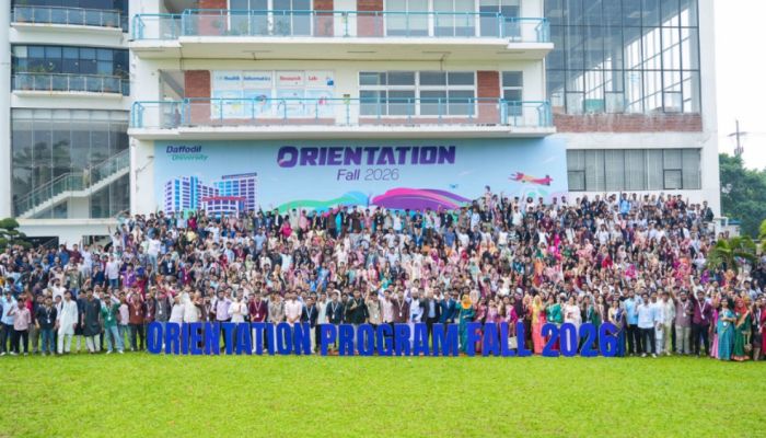 ড্যাফোডিল ইউনিভার্সিটিতে নবীন শিক্ষার্থীদের ওরিয়েন্টেশন অনুষ্ঠিত