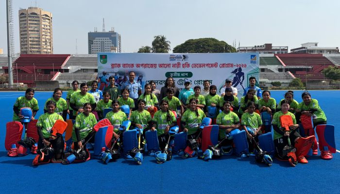 ব্র্যাক ব্যাংক-বিএইচএফ হকি ক্যাম্পে ২২ জেলার ২৪ নারী গোলরক্ষক