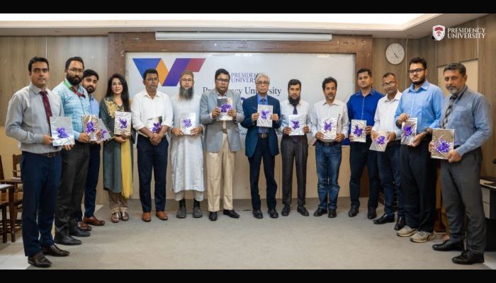 প্রেসিডেন্সি ইউনিভার্সিটি জার্নালের আনুষ্ঠানিক মোড়ক উন্মোচন