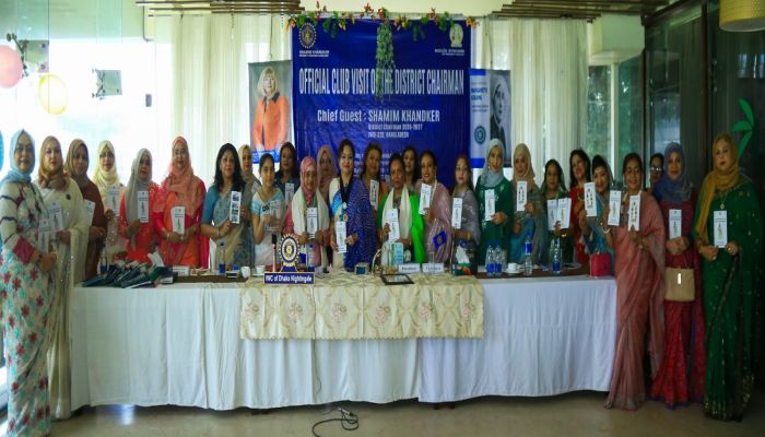 সপ্তম প্রতিষ্ঠাবার্ষিকী উদযাপন করল ইনার হুইল ক্লাব অফ ঢাকা নাইটিঙ্গেল